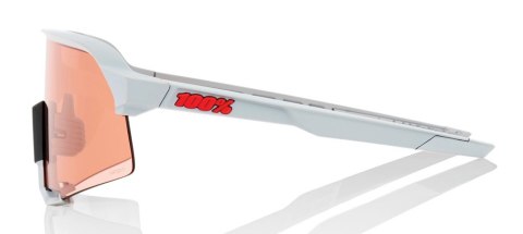 Okulary 100% S3 Soft Tact Stone Grey - HiPER Coral Lens (Szkła Koralowe LT 52% + Szkła Przeźroczyste LT 93%) (WYPRZEDAŻ -45%) Okulary 100% S3 Soft Tact Stone Grey - HiPER Coral Lens (Szkła Koralowe LT 52% + Szkła Przeźroczyste LT 93%) (WYPRZEDAŻ -45%)