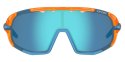 Okulary TIFOSI SLEDGE CLARION crystal orange (3 szkła Clarion Blue 13%, AC Red 39%, Clear 90% transmisji światła) (NEW)