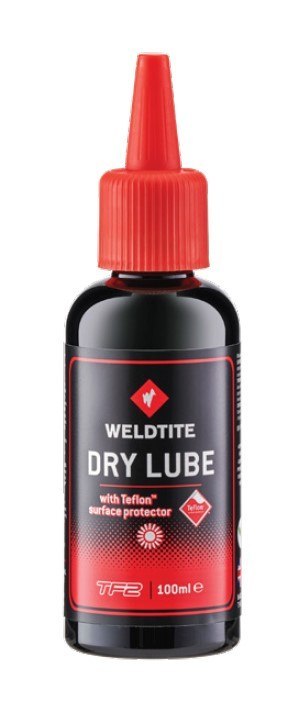 Olej do łańcucha WELDTITE DRY LUBE WITH TEFLON™ 100ml (warunki suche) (NEW) Olej do łańcucha WELDTITE DRY LUBE WITH TEFLON™ 100ml (warunki suche) (NEW)
