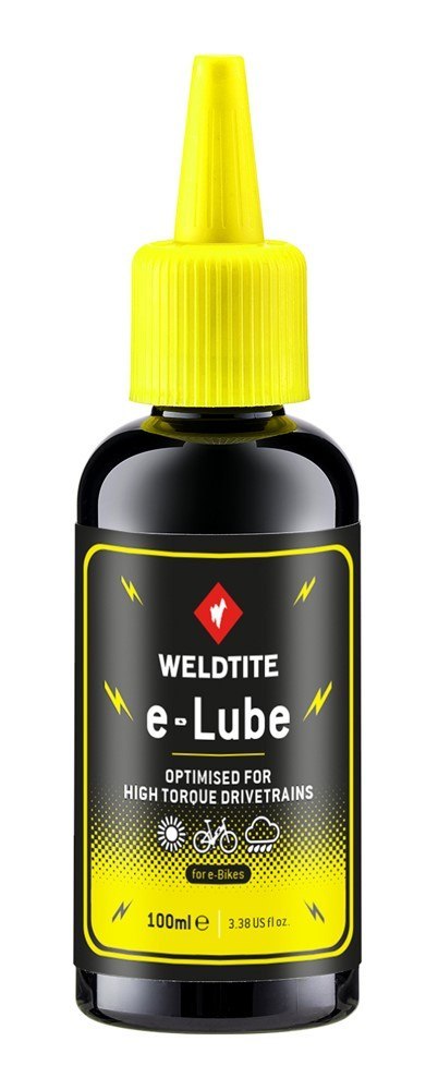 Olej do łańcucha e-Bike WELDTITE E-LUBE 100ml (warunki suche i mokre) (NEW) Olej do łańcucha e-Bike WELDTITE E-LUBE 100ml (warunki suche i mokre) (NEW)