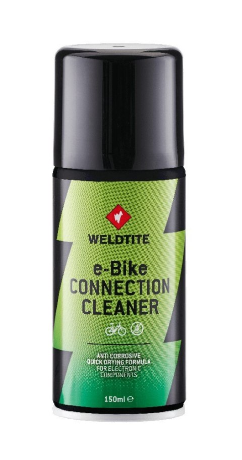 Płyn do mycia i ochrony elektryczynych komponentów w e-bike WELDTITE E-BIKE CONNECTION CLEANER SPRAY 150ml (NEW).