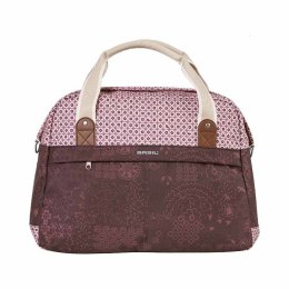 Sakwa miejska pojedyncza BASIL BOHEME CARRY ALL BAG 18L Hook On System, wodoodporna fig red (NEW)