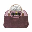 Sakwa miejska pojedyncza BASIL BOHEME CARRY ALL BAG 18L Hook On System, wodoodporna fig red (NEW)