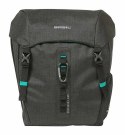 Sakwa podwójna BASIL DISCOVERY365D DOUBLE PANNIER BAG M 18L, Universal Bridge System, wodoodporna black melee (NEW)