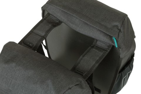 Sakwa podwójna BASIL DISCOVERY365D DOUBLE PANNIER BAG M 18L, Universal Bridge System, wodoodporna black melee (NEW) Sakwa podwójna BASIL DISCOVERY365D DOUBLE PANNIER BAG M 18L, Universal Bridge System, wodoodporna black melee (NEW)