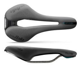 Siodło SELLE ITALIA FLITE BOOST GRAVEL TI316 SUPERFLOW S (id match S3), 228g, Szare (DWZ)