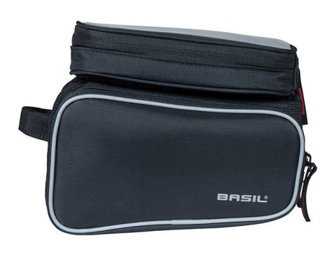 Torba na ramę BASIL SPORT DESIGN TOP TUBE FRAME BAG DOUBLE M 1.5L, wodoodporna czarna (NEW) Torba na ramę BASIL SPORT DESIGN TOP TUBE FRAME BAG DOUBLE M 1.5L, wodoodporna czarna (NEW)