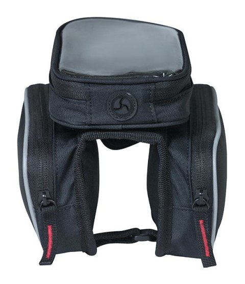 Torba na ramę BASIL SPORT DESIGN TOP TUBE FRAME BAG DOUBLE M 1.5L, wodoodporna czarna (NEW) Torba na ramę BASIL SPORT DESIGN TOP TUBE FRAME BAG DOUBLE M 1.5L, wodoodporna czarna (NEW)