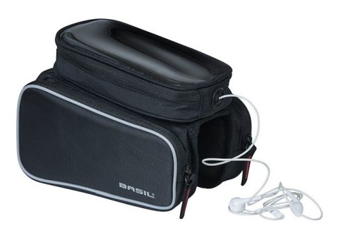 Torba na ramę BASIL SPORT DESIGN TOP TUBE FRAME BAG DOUBLE M 1.5L, wodoodporna czarna (NEW) Torba na ramę BASIL SPORT DESIGN TOP TUBE FRAME BAG DOUBLE M 1.5L, wodoodporna czarna (NEW)
