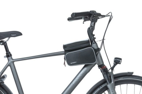 Torba na ramę BASIL SPORT DESIGN TOP TUBE FRAME BAG DOUBLE M 1.5L, wodoodporna czarna (NEW) Torba na ramę BASIL SPORT DESIGN TOP TUBE FRAME BAG DOUBLE M 1.5L, wodoodporna czarna (NEW)