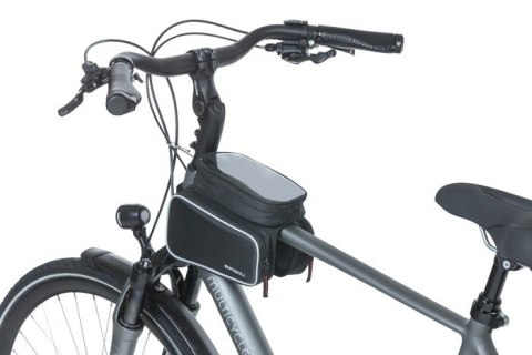 Torba na ramę BASIL SPORT DESIGN TOP TUBE FRAME BAG DOUBLE M 1.5L, wodoodporna czarna (NEW) Torba na ramę BASIL SPORT DESIGN TOP TUBE FRAME BAG DOUBLE M 1.5L, wodoodporna czarna (NEW)