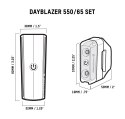 Zestaw lampki BLACKBURN DAYBLAZER przód 550 lumenów, tył 65 lumenów (NEW) => zamiennik BBN-7163189 (NEW 2025)