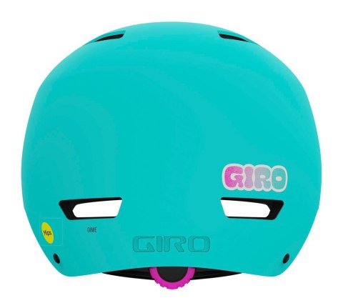 Kask dziecięcy juniorski GIRO DIME FS matte screaming teal roz. S (51-55 cm) (NEW). Kask dziecięcy juniorski GIRO DIME FS matte screaming teal roz. S (51-55 cm) (NEW).