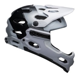 Kask full face BELL SUPER 3R MIPS matte white black roz. M (55-59 cm) (NEW).