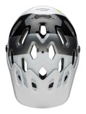 Kask full face BELL SUPER 3R MIPS matte white black roz. M (55-59 cm) (NEW).