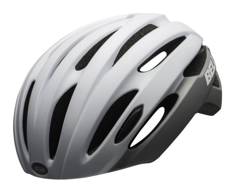 Kask gravel szosowy BELL AVENUE matte gloss white gray roz. Uniwersalny M/L (53-60 cm) (NEW). Kask gravel szosowy BELL AVENUE matte gloss white gray roz. Uniwersalny M/L (53-60 cm) (NEW).