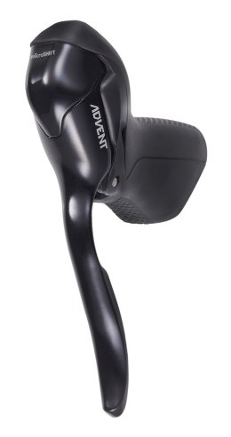 Klamkomanetka MICROSHIFT ADVENT, Lewa, 1.rzędowa, Niekompatybilna z Shimano, Dual Control, Z Dźwignią Hamulca Tylko, Czarna (NEW