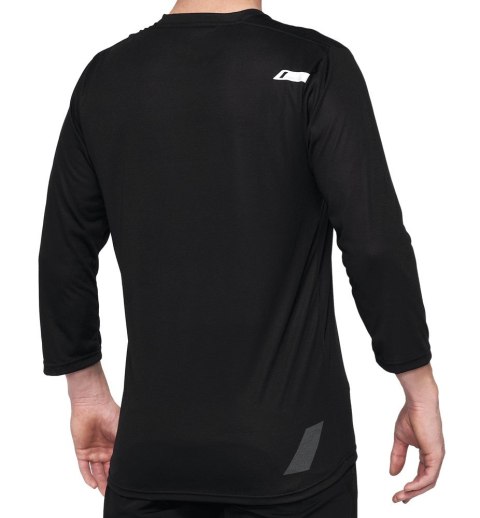Koszulka męska 100% AIRMATIC 3/4 Sleeve Black roz. L (WYPRZEDAŻ -50%) Koszulka męska 100% AIRMATIC 3/4 Sleeve Black roz. L (WYPRZEDAŻ -50%)