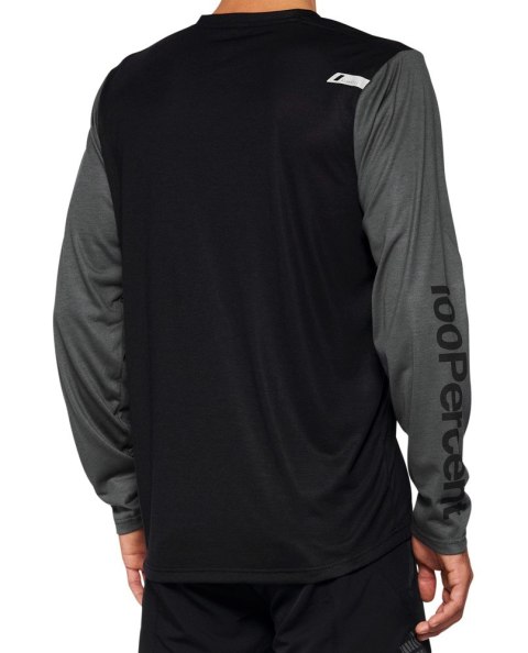 Koszulka męska 100% AIRMATIC Long Sleeve Jersey Black roz. L (WYPRZEDAŻ -50%) Koszulka męska 100% AIRMATIC Long Sleeve Jersey Black roz. L (WYPRZEDAŻ -50%)