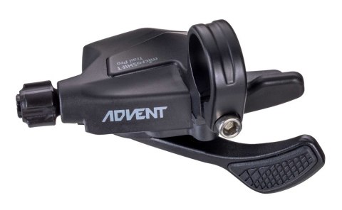 Manetka MICROSHIFT ADVENT, Prawa, 9.rzędowa, Niekompatybilna z Shimano, Trigger Pro, Bez Wskaźnika Przełożeń (NEW) Manetka MICROSHIFT ADVENT, Prawa, 9.rzędowa, Niekompatybilna z Shimano, Trigger Pro, Bez Wskaźnika Przełożeń (NEW)