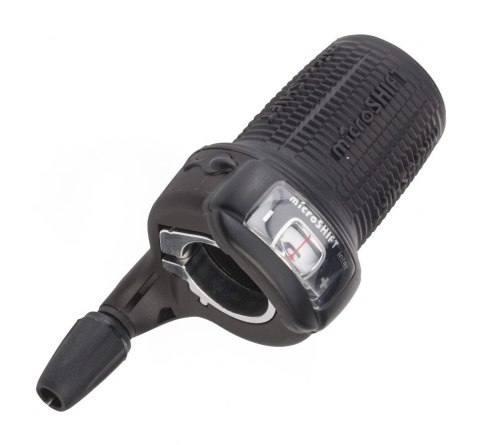 Manetka MICROSHIFT INTER 7, Prawa, 7.rzędowa, Kompatybilna z Shimano, Twist Shifter, Optyczny Wskaźnik Przełożeń (NEW) Manetka MICROSHIFT INTER 7, Prawa, 7.rzędowa, Kompatybilna z Shimano, Twist Shifter, Optyczny Wskaźnik Przełożeń (NEW)