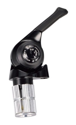 Manetka MICROSHIFT INTER 8, Prawa, 8.rzędowa, Kompatybilna z Shimano, Bar End Shifter, Indeksowanie (NEW)
