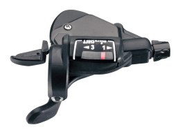 Manetka MICROSHIFT, Lewa, 3.rzędowa, Kompatybilna z Shimano, Thumb Tap, Optyczny Wskaźnik Przełożeń (NEW)