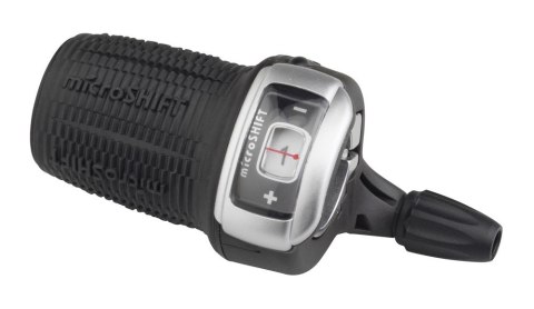 Manetka MICROSHIFT, Lewa, 3.rzędowa, Kompatybilna z Shimano, Twist Shifter, Optyczny Wskaźnik Przełożeń (NEW) Manetka MICROSHIFT, Lewa, 3.rzędowa, Kompatybilna z Shimano, Twist Shifter, Optyczny Wskaźnik Przełożeń (NEW)