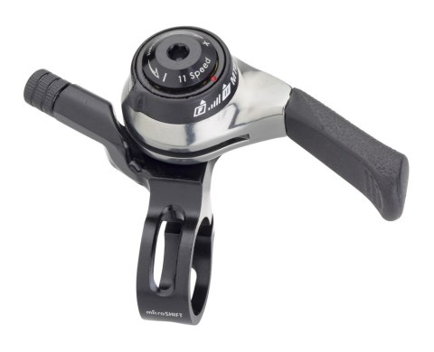 Manetka MICROSHIFT, Prawa, 11.rzędowa, Kompatybilna z Shimano, Thumb Shifter, Friction/Indeksowanie (NEW) Manetka MICROSHIFT, Prawa, 11.rzędowa, Kompatybilna z Shimano, Thumb Shifter, Friction/Indeksowanie (NEW)