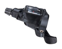 Manetka MICROSHIFT, Prawa, 7.rzędowa, Kompatybilna z Shimano, Thumb Tap, Optyczny Wskaźnik Przełożeń (NEW)