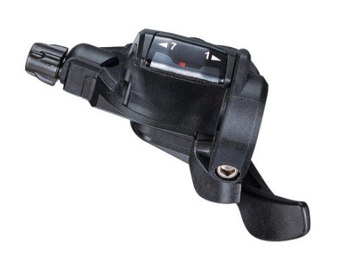 Manetka MICROSHIFT, Prawa, 7.rzędowa, Kompatybilna z Shimano, Thumb Tap, Optyczny Wskaźnik Przełożeń (NEW) Manetka MICROSHIFT, Prawa, 7.rzędowa, Kompatybilna z Shimano, Thumb Tap, Optyczny Wskaźnik Przełożeń (NEW)