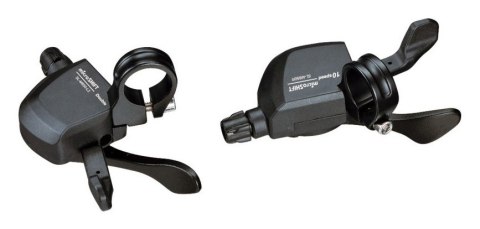 Manetki MICROSHIFT XLE, Para, 10.rzędowe(2x10), Kompatybilne z Shimano, Xpress Trigger, Bez Wskaźnika Przełożeń (NEW) Manetki MICROSHIFT XLE, Para, 10.rzędowe(2x10), Kompatybilne z Shimano, Xpress Trigger, Bez Wskaźnika Przełożeń (NEW)