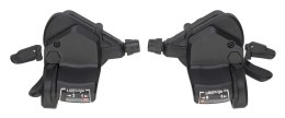 Manetki MICROSHIFT, Para, 9.rzędowe(3x9), Kompatybilne z Shimano, Thumb Tap, Optyczny Wskaźnik Przełożeń (NEW)