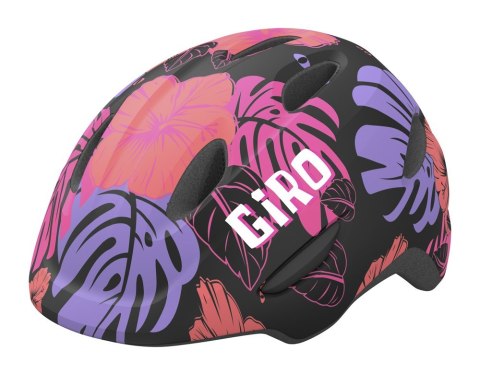 Kask dziecięcy GIRO SCAMP MIPS matte black floral roz. S (49-53 cm) (NEW) Kask dziecięcy GIRO SCAMP MIPS matte black floral roz. S (49-53 cm) (NEW)