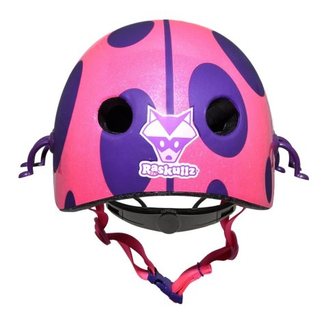 Kask dziecięcy juniorski RASKULLZ GOOGLY LADY BUG pink roz. XS TOODLER FS 3+ (48-52 cm) (NEW) Kask dziecięcy juniorski RASKULLZ GOOGLY LADY BUG pink roz. XS TOODLER FS 3+ (48-52 cm) (NEW)