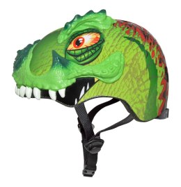 Kask dziecięcy juniorski RASKULLZ T-REX AWESOME green roz. S CHILD FS 5+ (50-54 cm) (NEW)