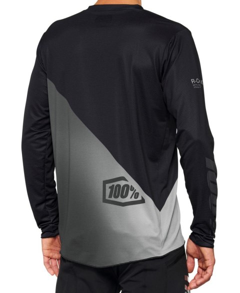 Koszulka męska 100% R-CORE X Jersey długi rękaw black grey roz. XXL (WYPRZEDAŻ -50%) Koszulka męska 100% R-CORE X Jersey długi rękaw black grey roz. XXL (WYPRZEDAŻ -50%)