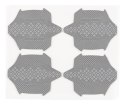 LIZARDSKINS DSP Lever Grip - Platinum Gray 0.5 mm (2 zestawy po 2 szt.) (NEW)