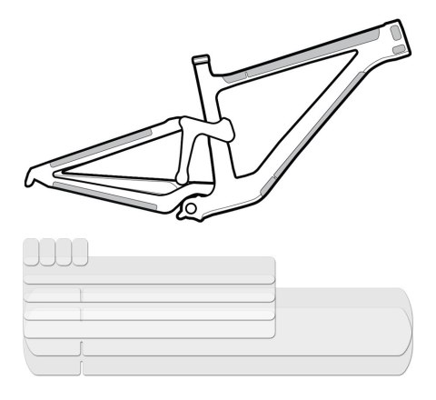 Osłona na ramę LIZARDSKINS CLEAR Protective Frame Wrap - Frame Kit przezroczysta połysk (NEW 2025) Osłona na ramę LIZARDSKINS CLEAR Protective Frame Wrap - Frame Kit przezroczysta połysk (NEW 2025)