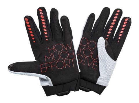 Rękawiczki 100% GEOMATIC Gloves Grey/Racer Red - M (długość dłoni 187-193 mm) (WYPRZEDAŻ -50%) Rękawiczki 100% GEOMATIC Gloves Grey/Racer Red - M (długość dłoni 187-193 mm) (WYPRZEDAŻ -50%)