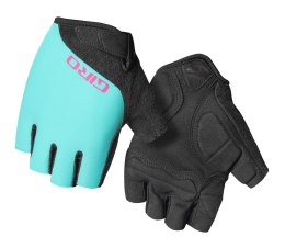 Rękawiczki damskie GIRO JAG'ETTE krótki palec screaming teal neon pink roz. L (obwód dłoni 190-204 mm / dł. dłoni 185-195 mm)