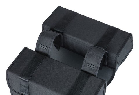 Sakwa miejska podwójna BASIL TOUR DOUBLE PANNIER BAG 28L, Universal Bridge System, wodoodporna black (NEW) Sakwa miejska podwójna BASIL TOUR DOUBLE PANNIER BAG 28L, Universal Bridge System, wodoodporna black (NEW)