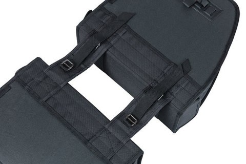 Sakwa miejska podwójna BASIL TOUR DOUBLE PANNIER BAG 28L, Universal Bridge System, wodoodporna black (NEW) Sakwa miejska podwójna BASIL TOUR DOUBLE PANNIER BAG 28L, Universal Bridge System, wodoodporna black (NEW)