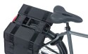 Sakwa miejska podwójna BASIL TOUR DOUBLE PANNIER BAG 28L, Universal Bridge System, wodoodporna black (NEW)