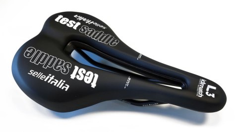 Siodło SELLE ITALIAX-BOW SUPERFLOW L TEST (id match L3), FeC Alloy Rail, Testowe (NEW)