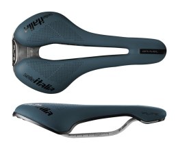 Siodło SELLE ITALIA FLITE BOOST GRAVEL TI316 SUPERFLOW S (id match - S3), 228g, Niebieskie (NEW)