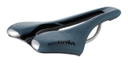 Siodło SELLE ITALIA SLR BOOST GRAVEL TI316 SUPERFLOW S (id match - S3), 204g, Niebieskie (NEW)