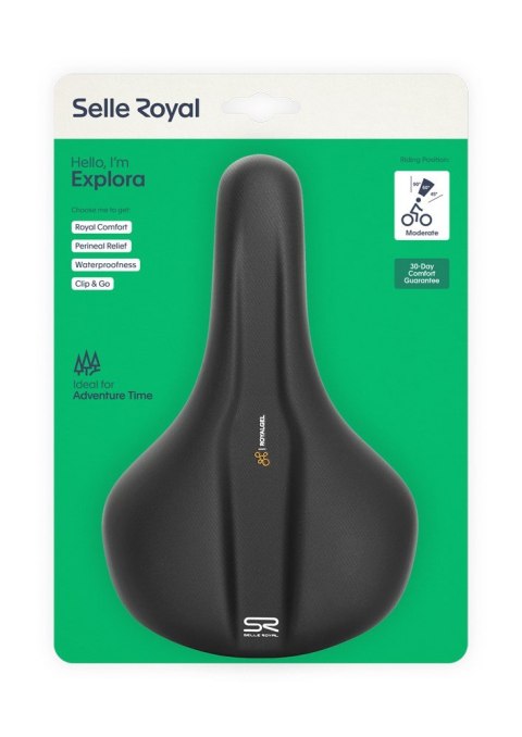 Siodło SELLEROYAL EXPLORA MODERATE 60st. żelowe, unisex, 415g (NEW) Siodło SELLEROYAL EXPLORA MODERATE 60st. żelowe, unisex, 415g (NEW)
