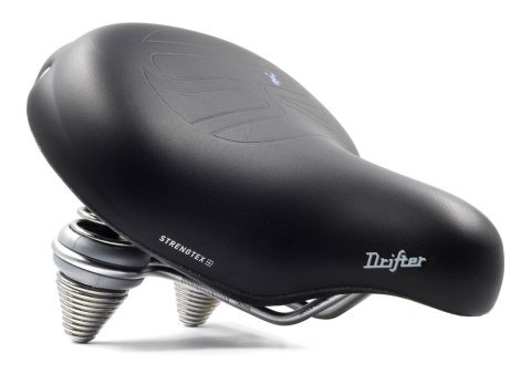 Siodło SELLEROYAL DRIFTER PLUS STRENGTEX RELAXED 90st. unisex żelowe + sprężyny czarne (NEW) Siodło SELLEROYAL DRIFTER PLUS STRENGTEX RELAXED 90st. unisex żelowe + sprężyny czarne (NEW)