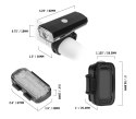 Zestaw lampki BLACKBURN LUMINATE 360 LIGHT SET przód 550 lumenów, tył 40 lumenów, bok 40 lumenów (NEW)